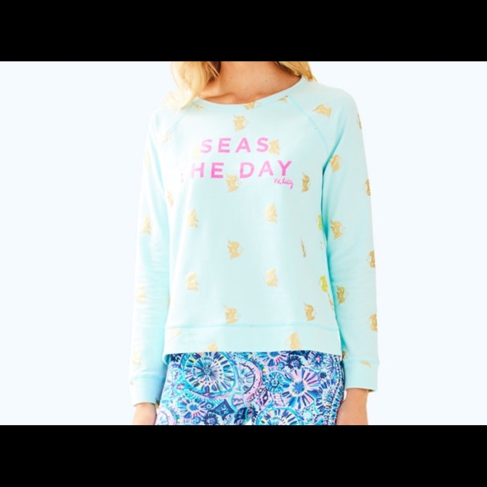 Lilly Pulitzer Braydon Pullover Seas the Day